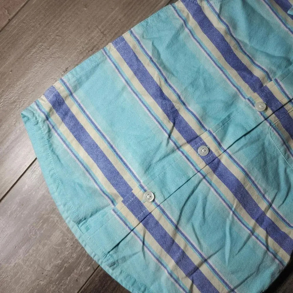 The Children's Place Boys Plaid Short Sleeve Button-Up Dress Shirt Size 2T - Picture 7 of 8